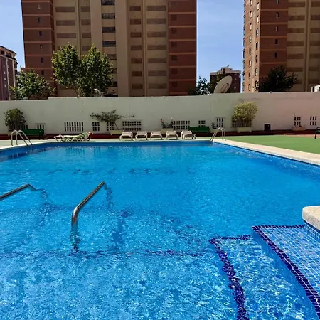 For 6 In Gemelos 4 With Pool Daire Benidorm